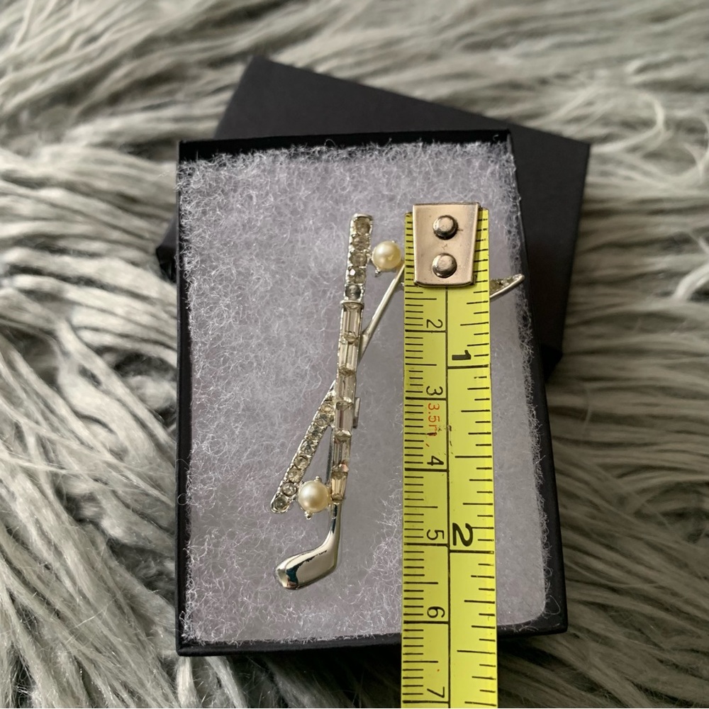 Vintage Rhinestone Golfing Brooch - Picture 7 of 10